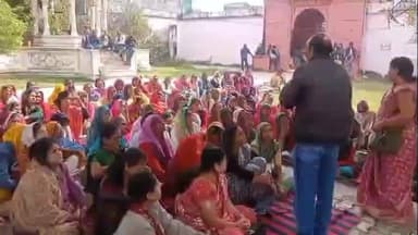 सांगोद: आंगनबाड़ी कार्यकर्ताओं व सहायिकाओं की बैठक चैतन्य हनुमान मंदिर पर समस्याओं को लेकर सम्पन्न हुई