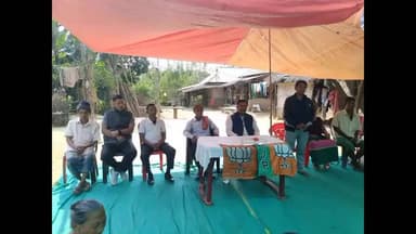 গণ্ডাছড়া: রাইমাভ্যালীর মুক্তা রাম পাড়াতে বিজেপির উঠান সভা অনুষ্ঠিত