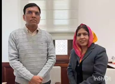 बयाना: पूर्व सांसद ने केंद्रीय मंत्री डॉ. मनसुख मंडाविया से खेल मैदान और रोजगार मेले पर की चर्चा