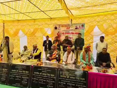 नगर: गृहराज्य मंत्री जवाहर सिंह बेड़म ने राजस्थान सरकार के दो वर्ष पूर्ण होने पर विकास कार्यों की जानकारी दी