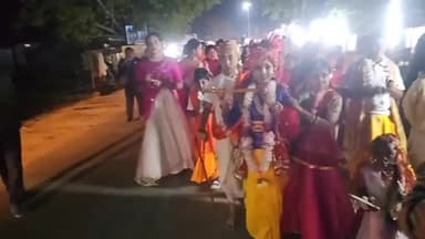 কমলপুর: শান্তিরবাজারে ৩২ প্রহরব্যাপী হরিনাম সংকীর্তনের অধিবাস যাত্রা সম্পন্ন