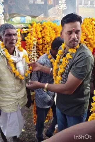 गढ़ी: भाजपा सरकार के दो साल पूर्ण होने पर प्रचार-प्रसार रथ का रोहनिया खेड़ा ग्राम पंचायत में स्वागत किया गया