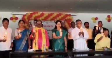 నరసరావుపేటలో సెమీ క్రిస్మస్ వేడుకలు