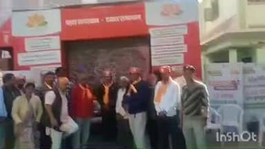 मावली: खेरोदा में एलईडी वैन के जरिए ग्रामीणों को सरकार की योजनाओं की जानकारी दी गई