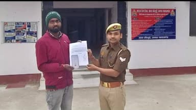 नौतनवा: कोल्हुई पुलिस का सराहनीय प्रयास, गुमशुदा मोबाइल किया बरामद