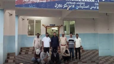 సిర్పూర్ టి: దారిగాం గ్రామ శివారులో పేకాట స్థావరంపై టాస్క్ ఫోర్స్ పోలీసుల మెరుపు దాడి, ఆరుగురు పై కేసు నమోదు