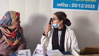 रेवाड़ी: गांव अलावलपुर में निशुल्क नेत्र जांच शिविर का आयोजन, 180 लोगों ने उठाया लाभ