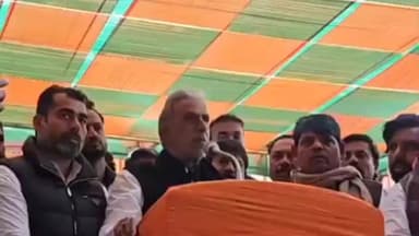 पलवल: मार्केट कमेटी हथीन के चेयरमैन हरजीत डागर के पदभार ग्रहण पर केंद्रीय मंत्री कृष्णपाल गुर्जर का संबोधन