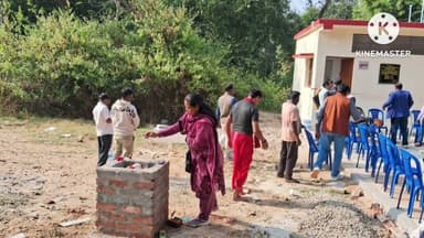 हापा मुनि गांव स्थित मां महामाया के मंदिर परिसर में बने कई विकास कार्य का हुआ शुभारंभ