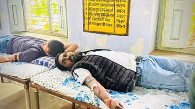 सिंगोली: रतनगढ़ कस्बे के 65 युवाओं ने देशहित में किया रक्तदान, नीमच रेडक्रास सोसाइटी ने किया रक्त संग्रह
