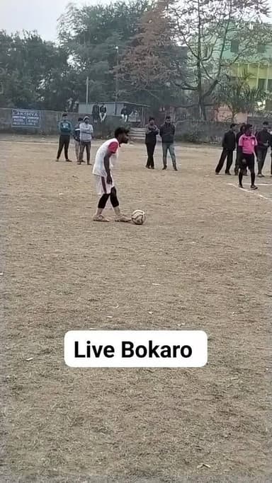 सातनपुर Vs बिरसा बासा के बीच फाइनल
👉 पेनाल्टी शूट में सतनपुर ने बिरसा बासा को 5-4 से हराया
👉 सांसद खेल महोत्सव, बोकारो व...