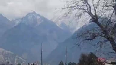 कल्पा: किन्नौर में मौसम खराब, ऊँचे पहाड़ों पर हुआ ताज़ा हिमपात