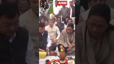 मंत्री लखनलाल देवांगन व महापौर संजू देवी राजपूत ने 1.87 करोड़ के कार्यों का किया भूमिपूजन,