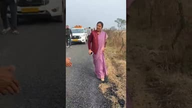 घटिया सड़क निर्माण पर राज्यमंत्री प्रतिमा बागरी ने दिखाई नाराजगी,टेंडर निरस्त