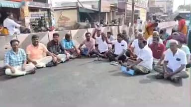 திருப்பூர் தெற்கு: போயம்பாளையம் பகுதியில் கோவில் மின் இணைப்பு துண்டிக்கப்பட்டதை கண்டித்து சாலை மறியல் போராட்டம்