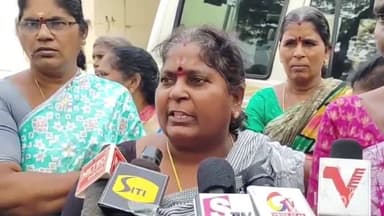 గుంటూరు: చౌడవరంలో సెల్ టవర్ నిర్మాణాన్ని నిలిపివేయాలని కలెక్టర్ అన్సారీయాని కలిసిన మహిళలు