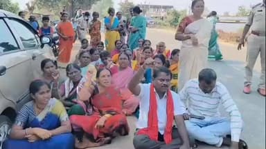 మంథని: సింగరేణి అధికారులను అడ్డుకున్న బుధవారం పేట గ్రామస్తులు., న్యాయ పోరాటానికి మద్దతుగా నిలిచిన సిపిఎం