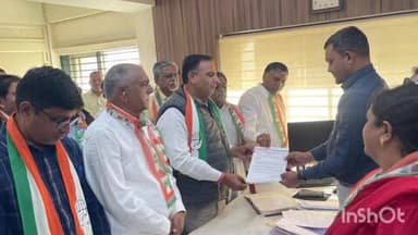 મોડાસા: શહેરના યોગ્ય જાહેર માર્ગ પર મહાત્મા ગાંધીજીની પ્રતિમાં સ્થાપિત કરવાની માંગ સાથે કોંગ્રેસ સમિતિએ COને આવેદનપત્ર આપ્યું