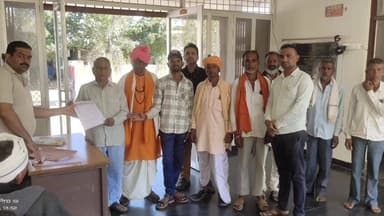 गांगड़तलाई: भूरीसेर गांव में धार्मिक स्थल बनाने का विरोध, गांगड़तलाई तहसीलदार को दिया ज्ञापन