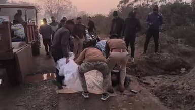 राजपुर: जर्जर सड़क ने फिर ली युवक की जान, तहसील कार्यालय के पास ट्रक ने बाइक सवार को कुचला, हुई मौत