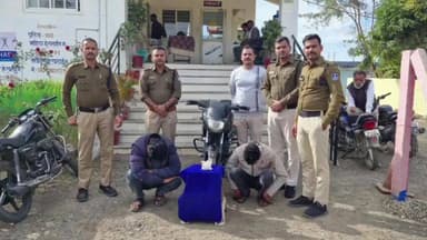 जावरा: पुलिस चौकी ढोढर थाना रिंगनोद टीम ने 150 ग्राम एमडी ड्रग्स के साथ दो आरोपियों को गिरफ्तार किया