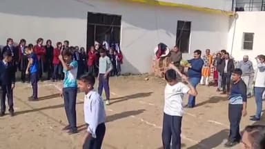 बंगाणा: कुटलैहड़ के विधायक विवेक शर्मा ने जूनियर नेशनल थ्रोबॉल चैंपियनशिप के लिए किट वितरित किए