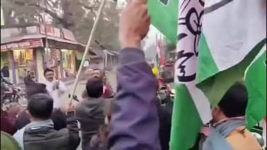 হরিণঘাটা: ব্লক যুব তৃণমূল কংগ্রেসের বাইক মিছিল