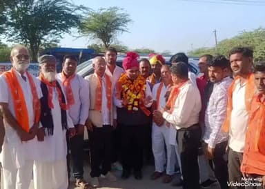 आहोर: भीनमाल में सहकारिता मंत्री का किया गया भव्य स्वागत