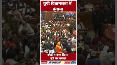 यूपी विधानसभा में हंगामा कोडीन कफ सिरप मुद्दे पर बवाल #UttarPradesh #VidhanSabha #SamajwadiParty