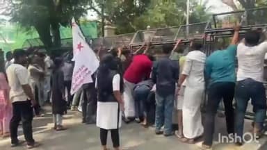തിരുവനന്തപുരം: SFI നടത്തിയ ലോക്ഭവൻ മാർച്ചിൽ സംഘർഷം