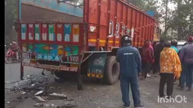 ଧମା: ହୁମା ଛକ ନିକଟରେ ଟ୍ରକ ସହ କାର ମୁହାଁମୁହିଁ ଧକ୍କା ଜଣେ ମୃତ