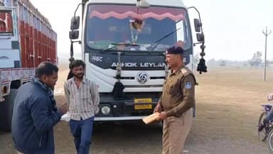 मऊगंज: मऊगंज में नो एंट्री का उल्लंघन करने पर यातायात पुलिस की बड़ी कार्रवाई, 6 भारी वाहन ज़ब्त