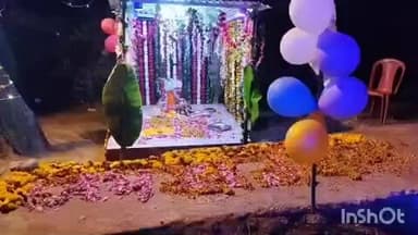 करेरा: नायरा पेट्रोल पंप के पास श्री श्री 1008 खाती बाबा मंदिर में अन्नकूट प्रसाद का वितरण हुआ