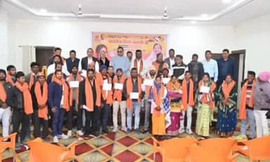 प्रेमनगर: भाजपा की नीतियों से प्रभावित होकर चार ग्राम पंचायतों के सरपंचों ने ली सदस्यता