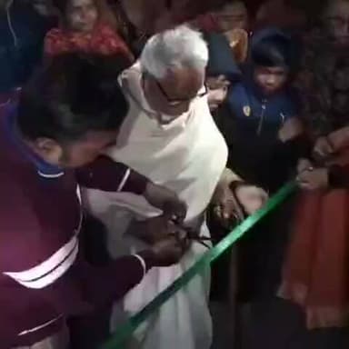 ক্যানিং ১: ক্যানিং রামমোহন পল্লীতে পথবাতির শুভ উদ্বোধন হলো