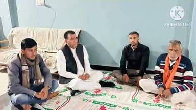 ब्यावरा: राज्यमंत्री नारायण सिंह पंवार ने गिंदौरहाट गांव पहुंचकर बद्री लाल यादव के निधन पर श्रद्धांजलि दी