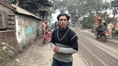 খানাকুলের তিলকচক এলাকায় মর্মান্তিক পথ দুর্ঘটনা, মৃত এক।