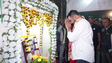 ଧର୍ମଶାଳା: ଗୋପାଳପୁର ଗ୍ରାମରେ ସ୍ବର୍ଗତ ଅନନ୍ତ ଚରଣ ବେହେରାଙ୍କ ଏକାଦଶାହ କ୍ରିୟାରେ ଯୋଗଦେଲେ ହିମାଂଶୁ