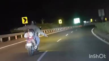 ખંભાળિયા: ખંભાળિયા દ્વારકા હાઇવે રોડ પર જોખમી બાઈક સ્ટંટ કરતાં શખ્સ વિરુદ્ધ ટ્રાફિક પોલીસે કરી કાર્યવાહી