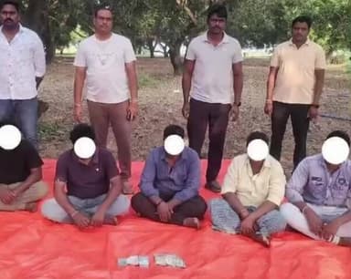 కావలి: పేకాట ఆడుతున్న 5 మంది అరెస్ట్