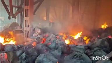 चांदूर रेल्वे: चांदूरवाडी नजीक कुऱ्हा रोडवर मीरा इंडस्ट्रीज ला भीषण आग; 10 करोड रुपयांच्या वर आर्थिक नुकसान; अग्निशमन दलाने आग आटोक्यात