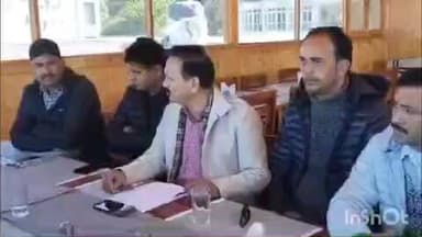 भिकियासैन: पूर्व प्रदेशध्यक्ष कांग्रेस ने प्रेस वार्ता में कहा- सीएम दौरें में जिला व नगरपालिका की घोषणा न होना दुर्भाग्यपूर्ण