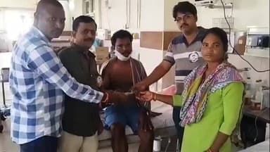 ప్రమాదంలో గాయపడిన జూనియర్ వెంకటేష్ కు సహాయం చేసిన వెంకటేష్ అభిమానుల సంఘం