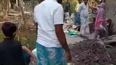 মগরাহাট ১: কালিকাপোতা অঞ্চলে ১৬৪ নম্বর বুথে ড্রেন নির্মাণের কাজ শুরু খুশি এলাকাবাসীরা