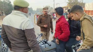 कुरावली: कुरावली थाना अध्यक्ष ने आम जनमानस की सुरक्षा को लेकर पुलिस बल के साथ संदिग्ध वाहनों और व्यक्तियों की की चेकिंग