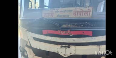 दापोली: ठाणे दापोली एसटी बस ची दूर्दशा.