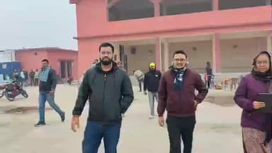 शिवहर: नगर सभापति, बीडीओ और नगर कार्यपालक पदाधिकारी ने न्यू बस स्टैंड का निरीक्षण किया