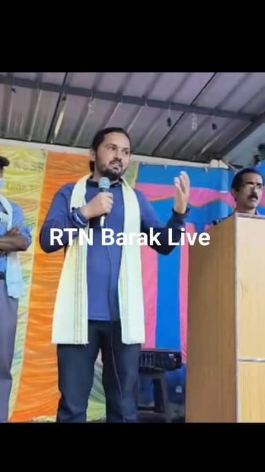 সবুজায়নের বার্তা নিয়ে শিলচরে রাজস্থানের পাপ্পু রাম চৌধুরী।