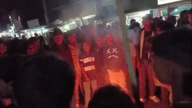 শিলচর: হিন্দু নির্যাতনের প্রতিবাদে কালাইনে বাংলাদেশ সরকারের প্রধান উপদেষ্টার কুশপুত্তলিকা দাহ করল সনাতনী ঐক্যমঞ্চ