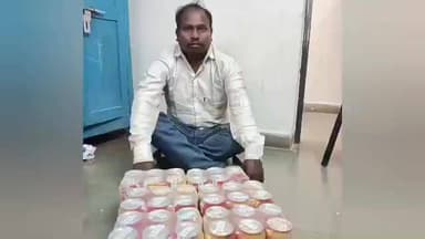 જાંબુઘોડા: જાંબુઘોડા પોલીસે જોટવડ ગામ નજીકથી વિદેશી દારૂના જથ્થા સાથે એક ઇસમને ઝડપી પાડયો